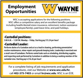 Custodial Leader
