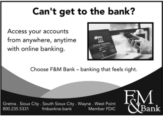 Can't Get to the Bank?