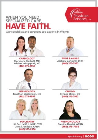 When You Need Specialized Care. Have Faith