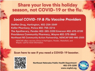 Share Your Love this Holiday Season, not Covid-19 or the Flu