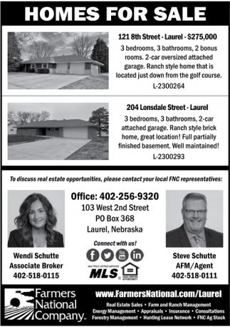 Homes For Sale