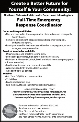 Response Coordinator