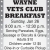 Wayne Vets Club Breakfast