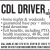 CDL Driver