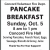 Pancake Breakfast