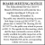Board Meeting Notice