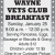 Wayne Vets Club Breakfast