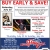Buy Early & Save!