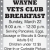 Wayne Vets Club Breakfast