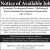 Notice of Available Job