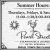 Summer Hours
