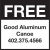 Free Canoe Available