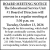 Board Meeting Notice