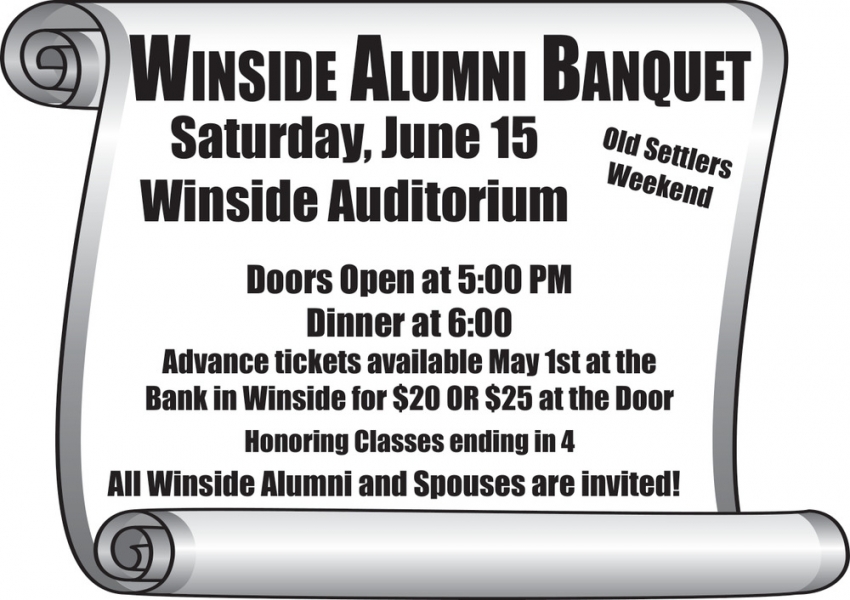 Winside Alumni Banquet