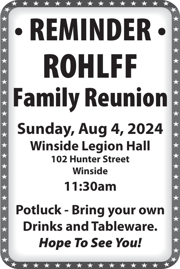 Rohlff Family Reunion