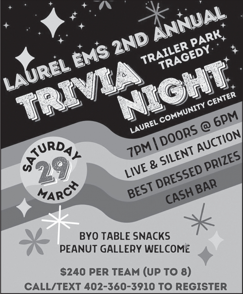 Laurel EMS 2nd Annual Trivia Night