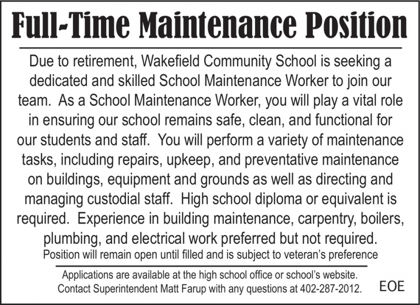 Wakefield Community School
