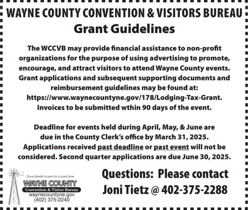 Wayne County Convention & Visitor's Bureau