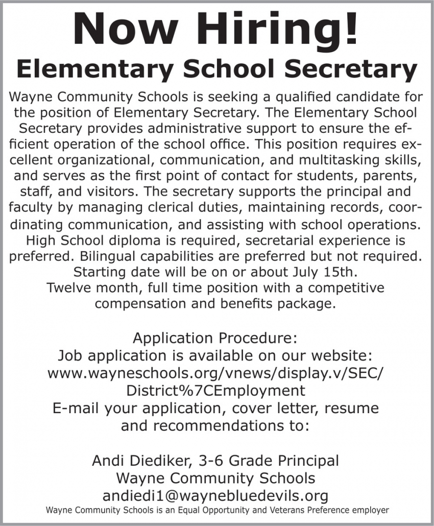 Wayne Community Schools