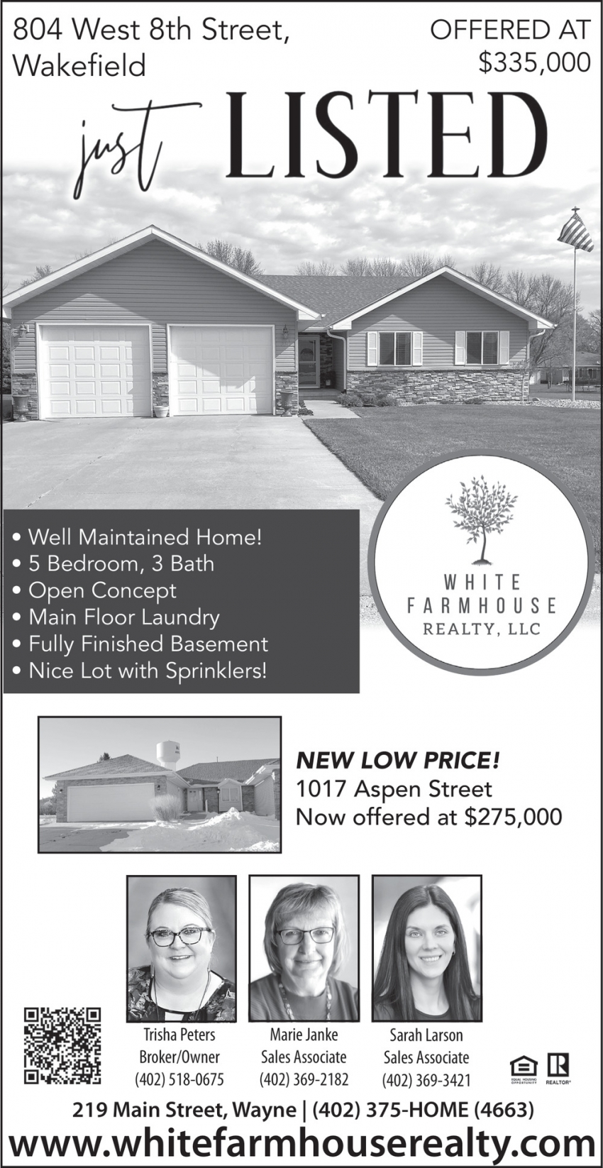White Farmhouse Realty, LLC