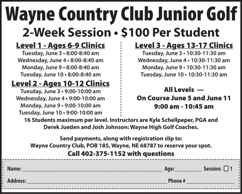 Wayne Country Club