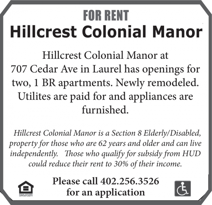 Hillcrest Colonial Manor