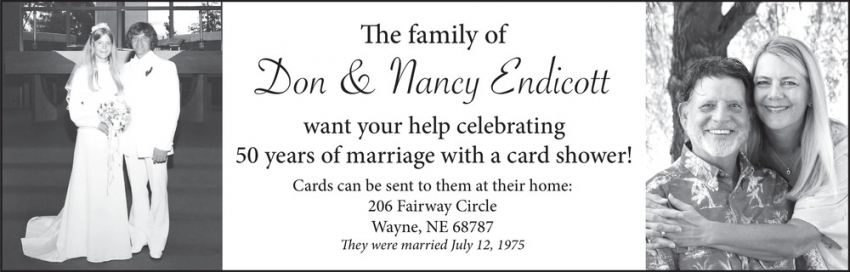 The Family of Don & Nancy Endicott
