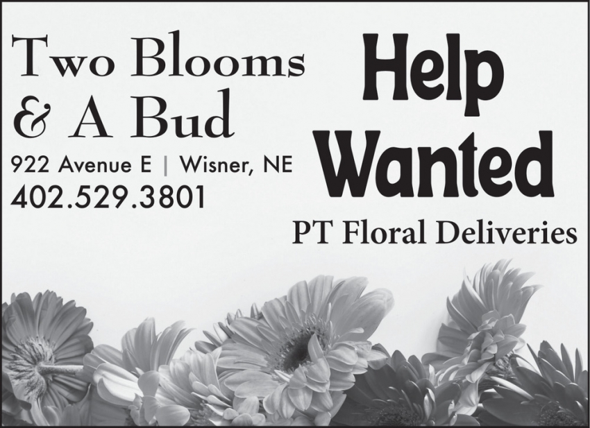 Two Blooms & A Bud Floral & Decor