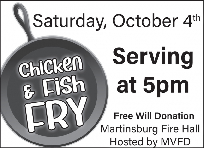 Chicken & Fish Fry (October 4th, 2025)