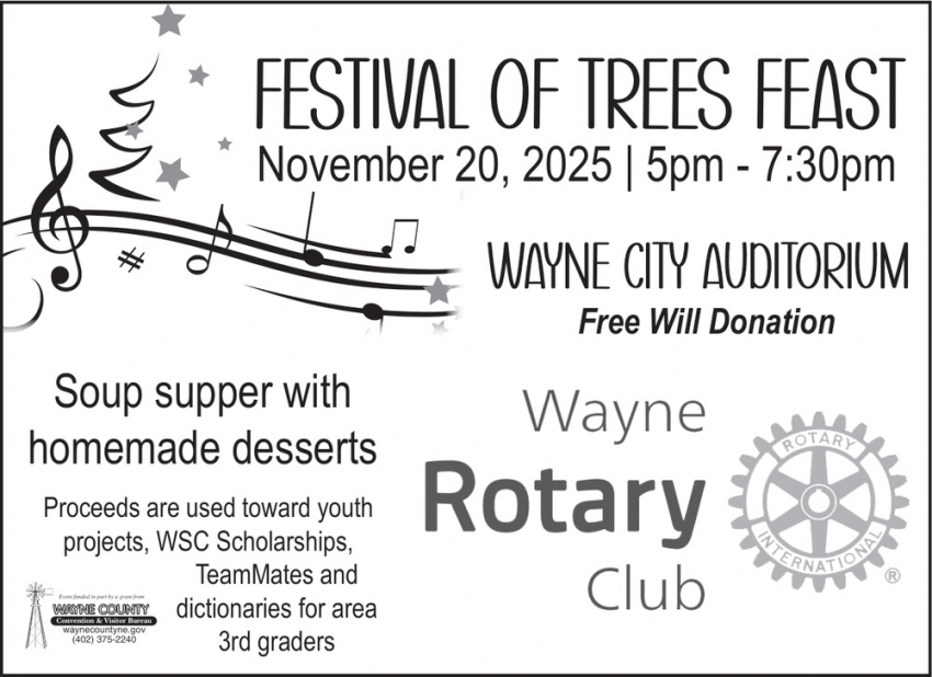 Wayne Rotary Club Festival of Trees