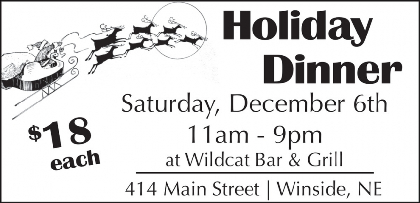 Holiday Dinner (December 6th, 2025)