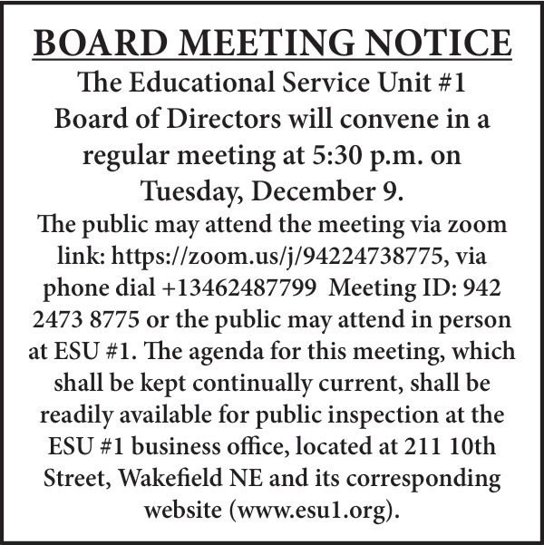 Educational Service Unit 1