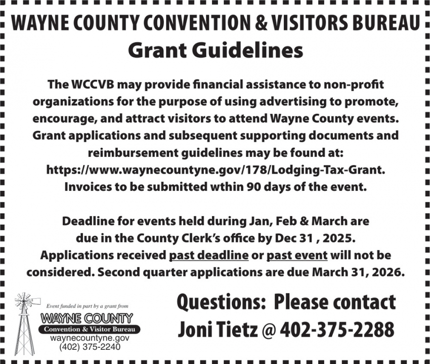 Wayne County Convention & Visitors Bureau