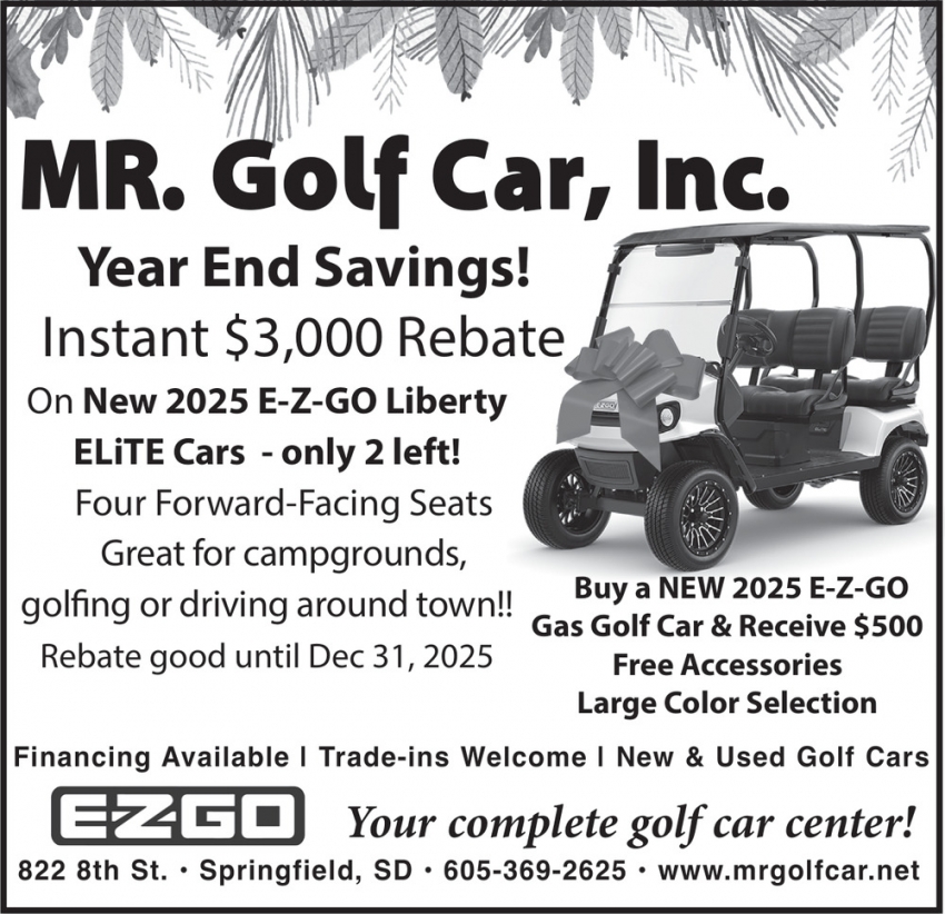 Mr. Golf Car, Inc
