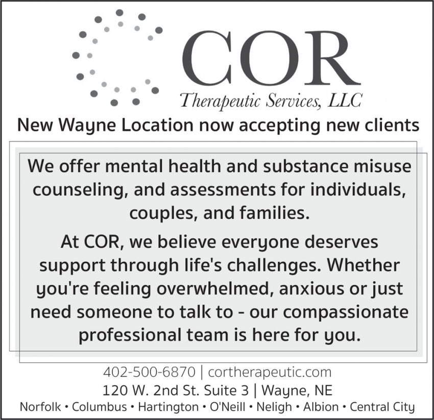 COR Therapeutic Services, LLC
