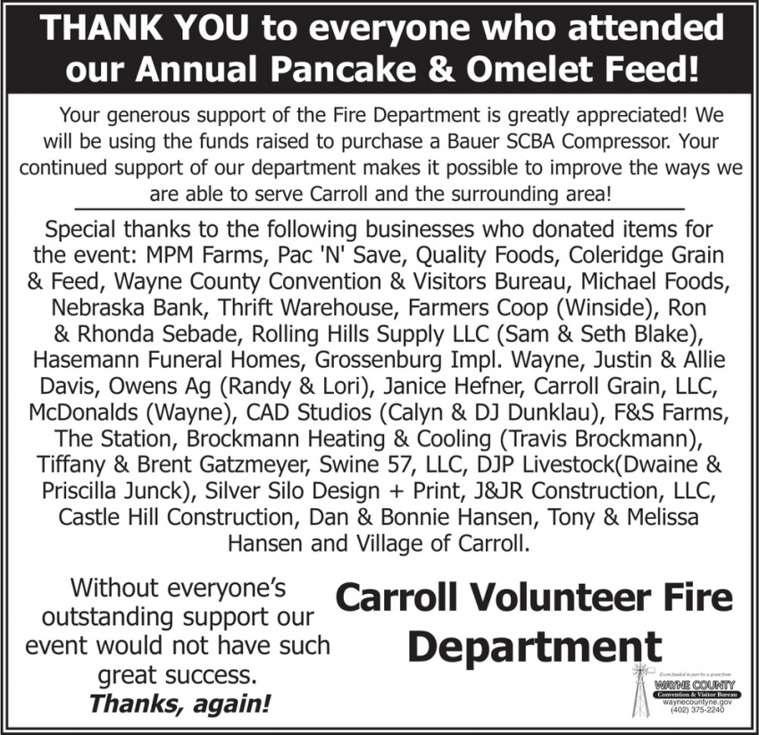 Carroll Volunteer Fire Department