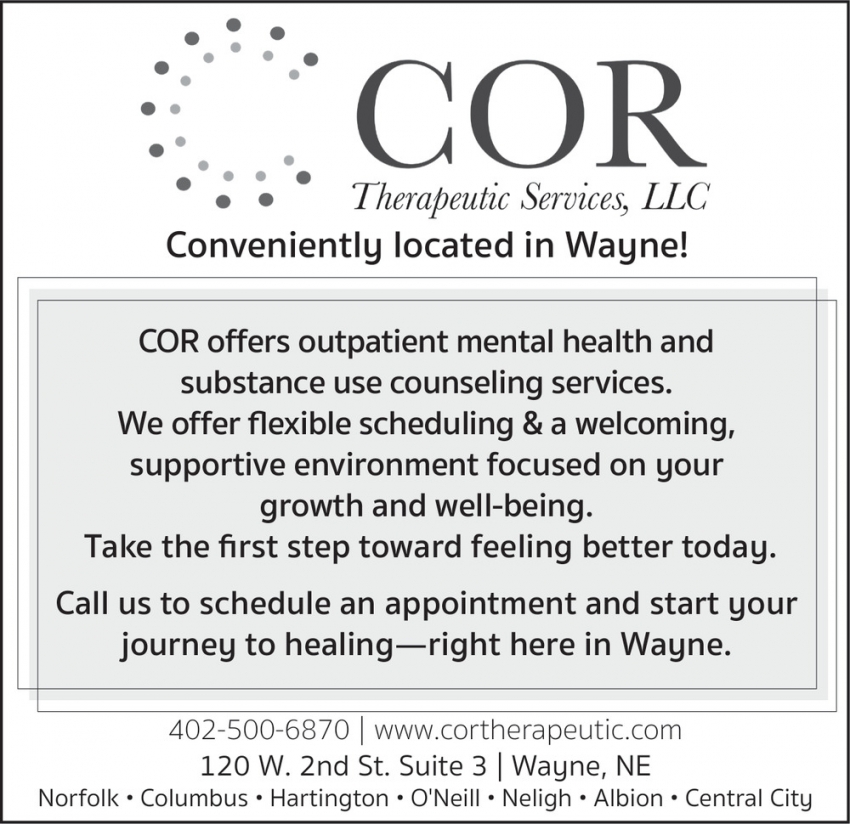 COR Therapeutic Services, LLC