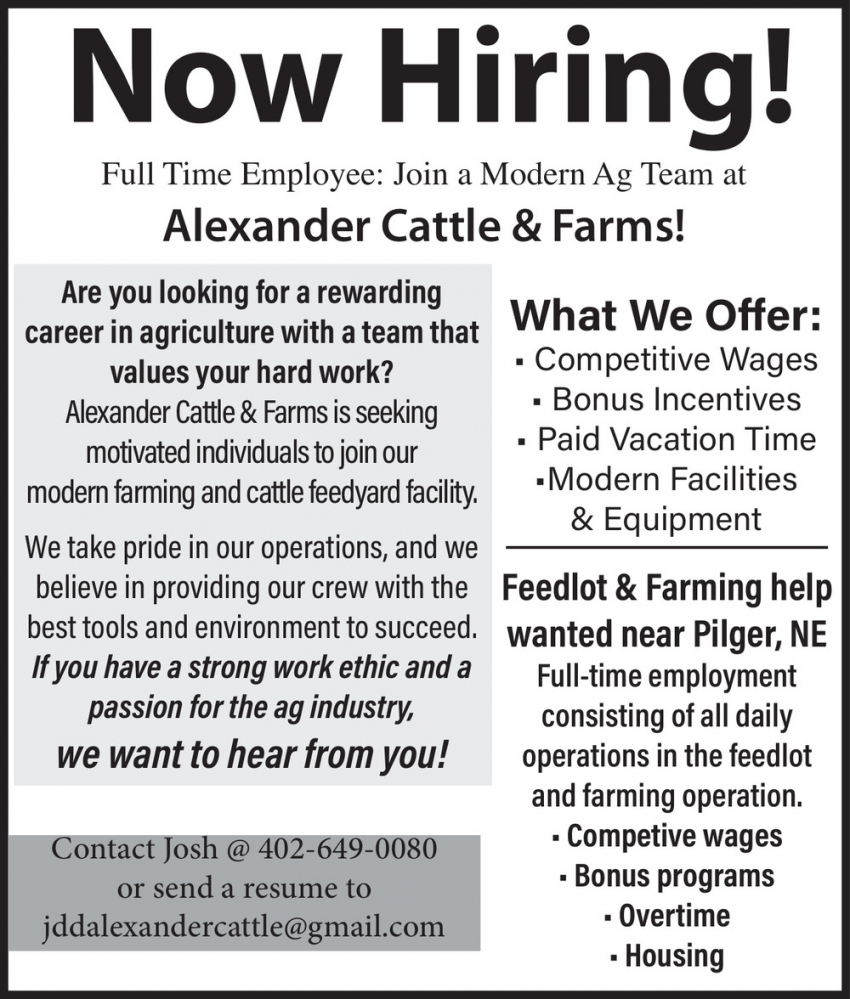 Alexander Cattle & Farms, LLC