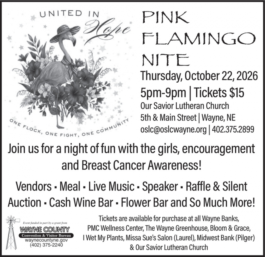 Pink Flamingo Nite - October 22, 2026