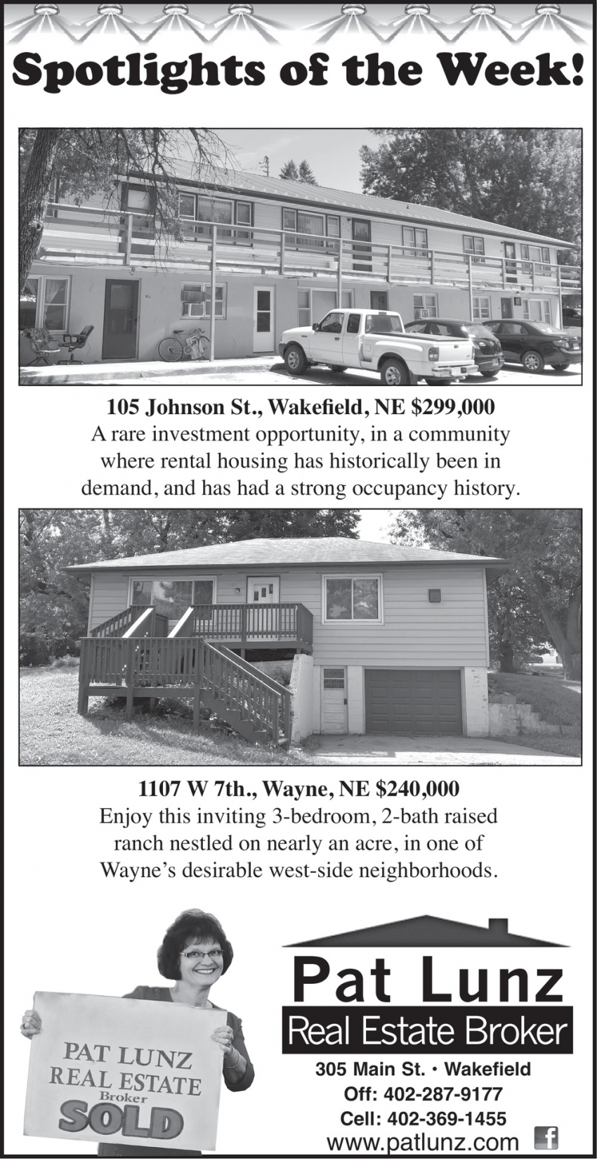 Pat Lunz Real Estate Broker