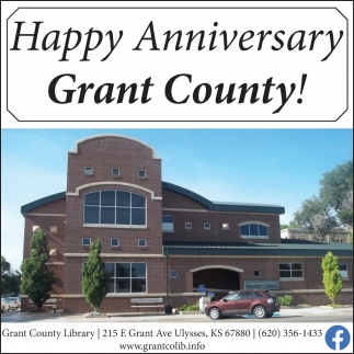 Happy Anniversary Grant County!