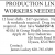 Production Line Workers Needed!