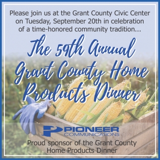 59th Annual Grant County Home Products Dinner