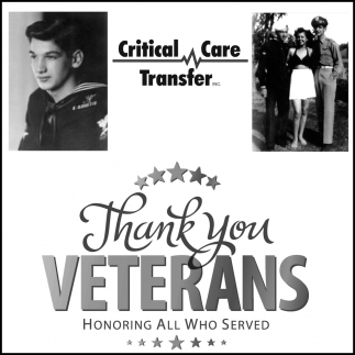 Thank You Veterans
