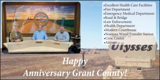 Happy Anniversary Grant Count!