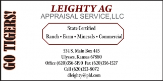 Leighty AG Appraisal Service LLC