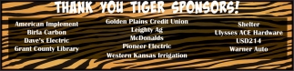 Tiger Sponsors