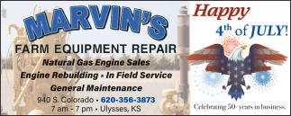Marvin's Farm Equipment Repair