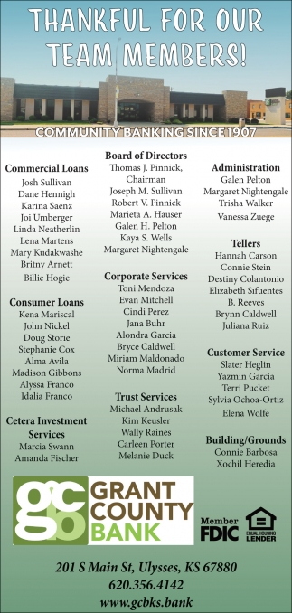 Grant County Bank