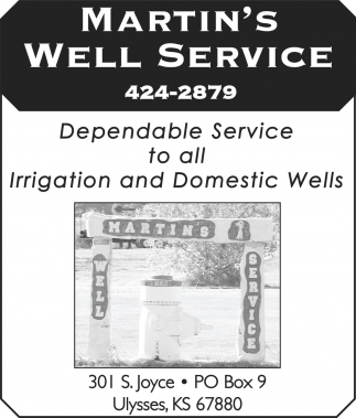 Martin's Well Service